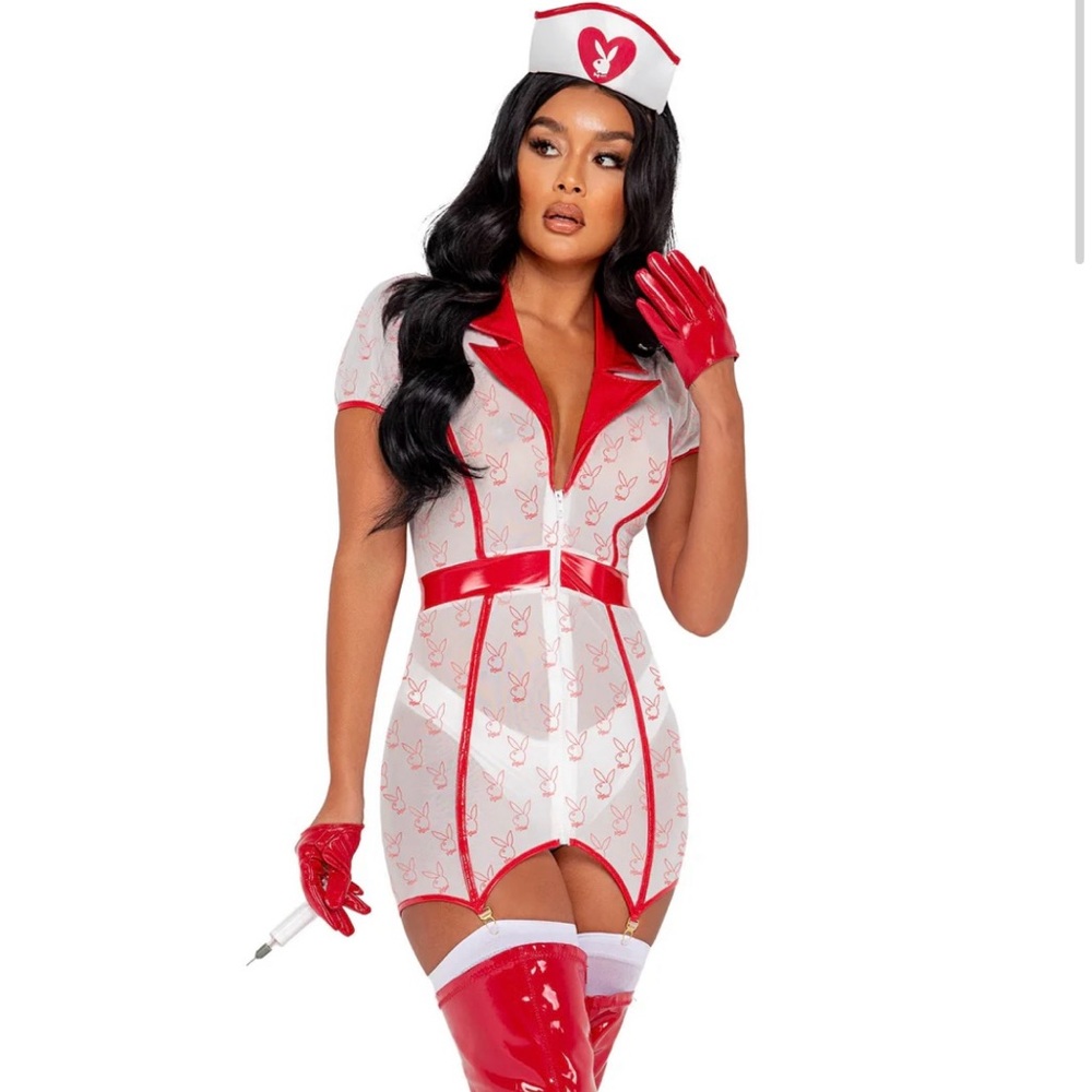 Playboy nurse 🔥 costume cosplay Fashion Nova Halloween sexy